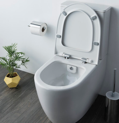 VitrA Sento 65 cm Beyaz Rim-ex Duvara Tam Dayalı Takım Klozet