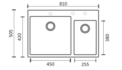 Aqua Quartz Mutfak Evyesi LIBRA-Q31